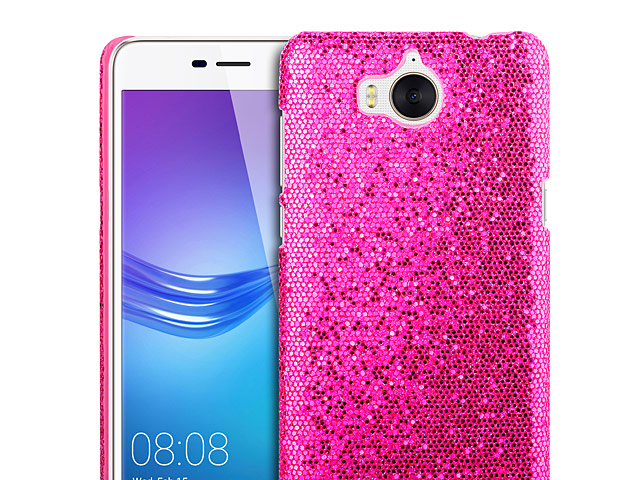 Huawei Y5 (2017) Glitter Plastic Hard Case