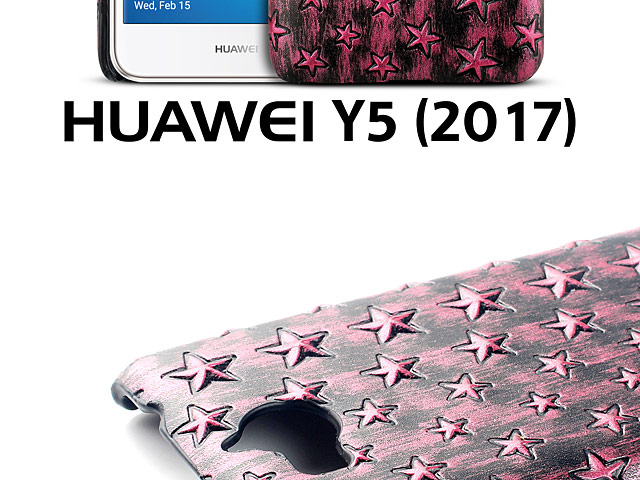 Huawei Y5 (2017) Embossed Star Back Case