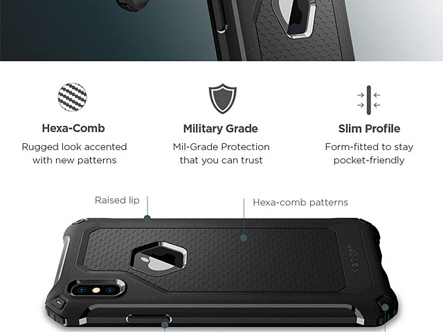 Spigen Rugged Armor Extra Case for iPhone X