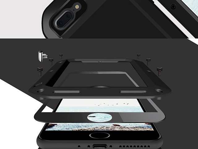 LOVE MEI iPhone 8 Plus Powerful Bumper Case