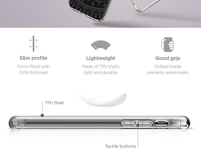 Spigen Liquid Crystal Shine Soft Case for iPhone X