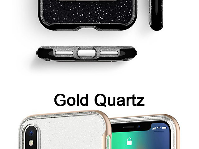 Spigen Crystal Hybrid Glitter Case for iPhone X