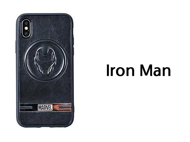 MARVEL Series Leather TPU Case for iPhone X