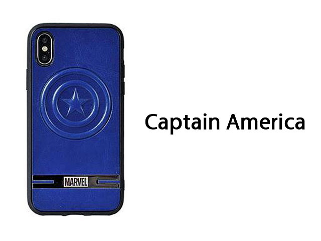 MARVEL Series Leather TPU Case for iPhone X