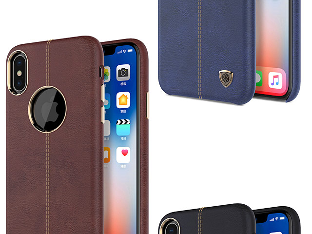 NILLKIN Englon Leather Cover Case for iPhone X