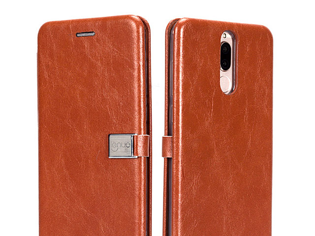LENUO Leather Flip Case for Huawei Mate 10 Lite