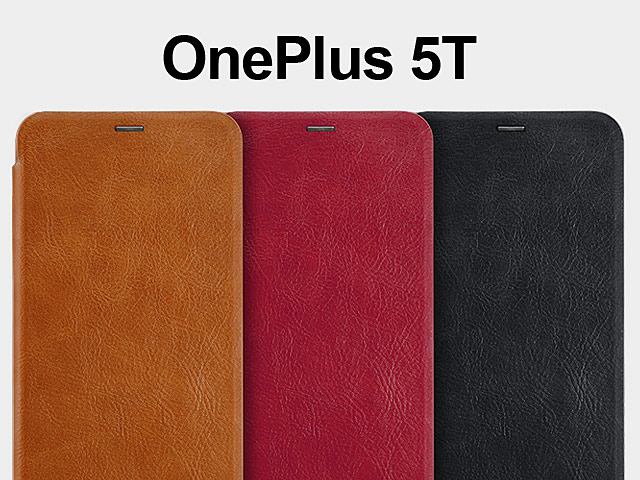 NILLKIN Qin Leather Case for OnePlus 5T