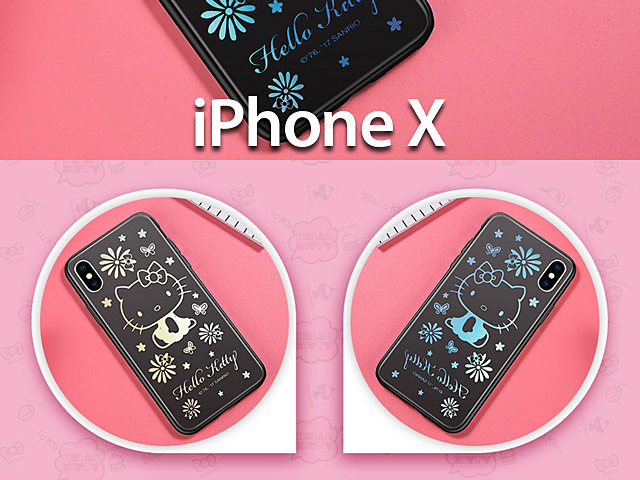 iPhone X Hello Kitty Laser Printing TPU Soft Case