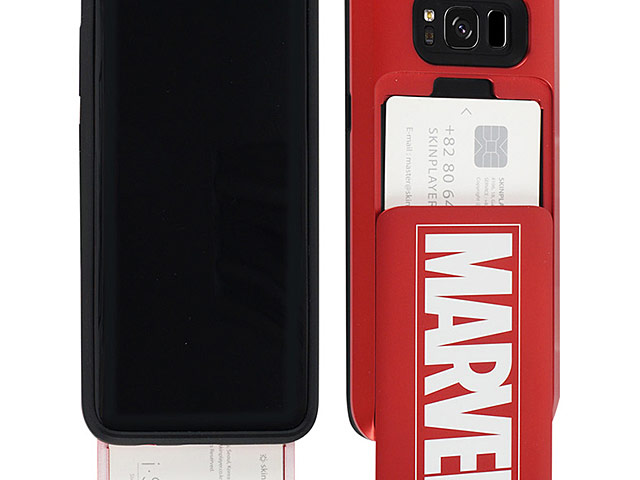 MARVEL Logo i-Slide Glow Case for Samsung Galaxy S8