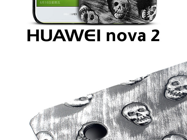 Huawei nova 2 Embossed Skull Back Case