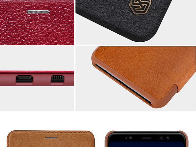 NILLKIN Qin Leather Case for Samsung Galaxy A8 (2018)