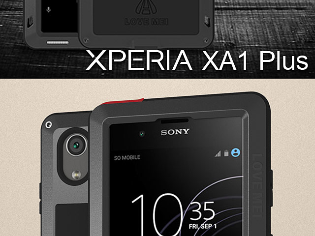 LOVE MEI Sony Xperia XA1 Plus Powerful Bumper Case