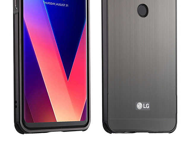 LG V30 Metallic Bumper Back Case