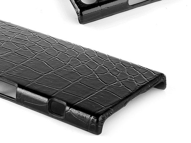 Sony Xperia XZ1 Compact Crocodile Leather Back Case