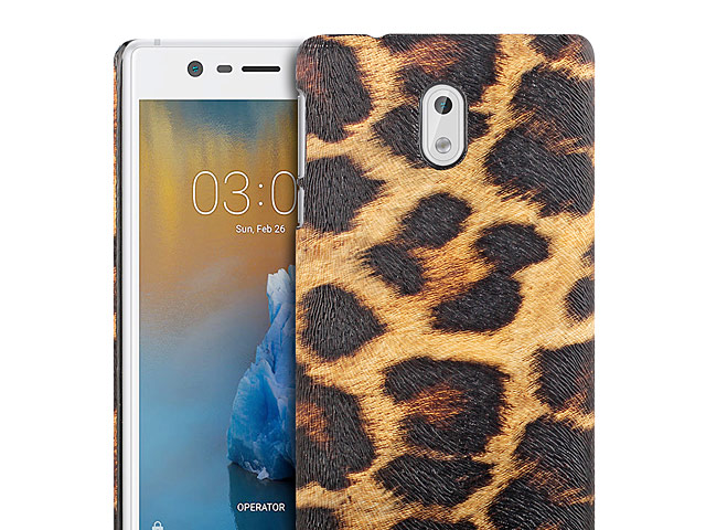 Nokia 3 Embossed Leopard Stripe Back Case