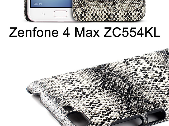 Asus Zenfone 4 Max ZC554KL Faux Snake Skin Back Case
