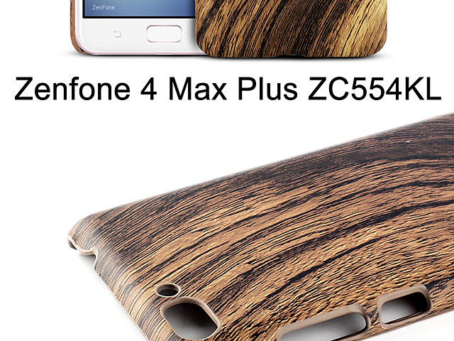 Asus Zenfone 4 Max Plus ZC554KL Woody Patterned Back Case
