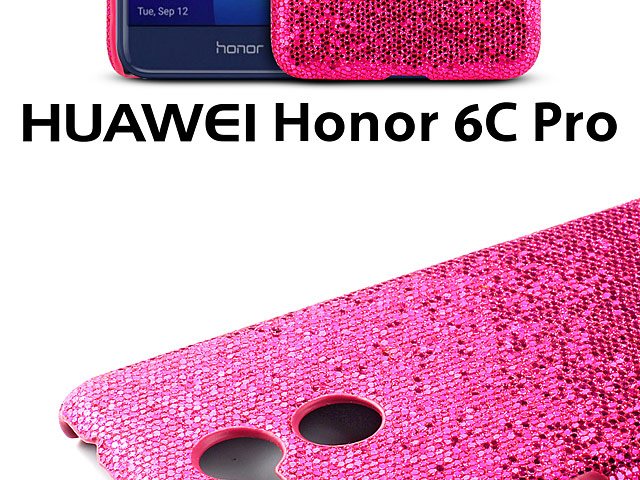 Huawei Honor 6C Pro Glitter Plastic Hard Case