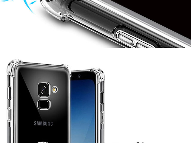 Imak Shockproof TPU Soft Case for Samsung Galaxy A8+ (2018)