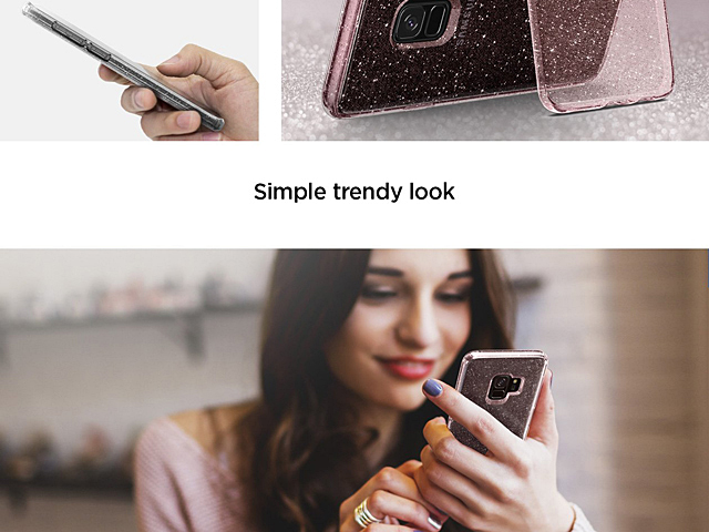 Spigen Liquid Crystal Glitter Soft Case for Samsung Galaxy S9