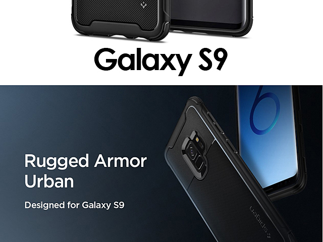 Spigen Rugged Armor Urban Case for Samsung Galaxy S9