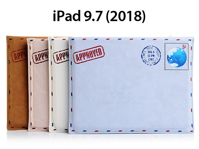 Leather Postcard Pouch for iPad 9.7 (2018)