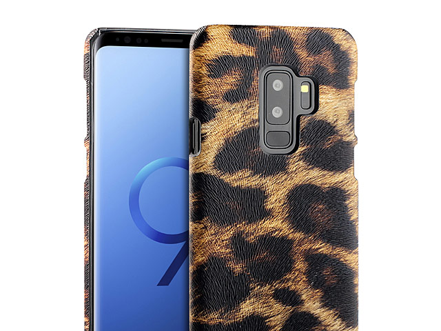 Samsung Galaxy S9+ Embossed Leopard Stripe Back Case