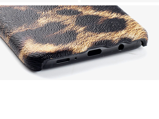 Samsung Galaxy S9+ Embossed Leopard Stripe Back Case