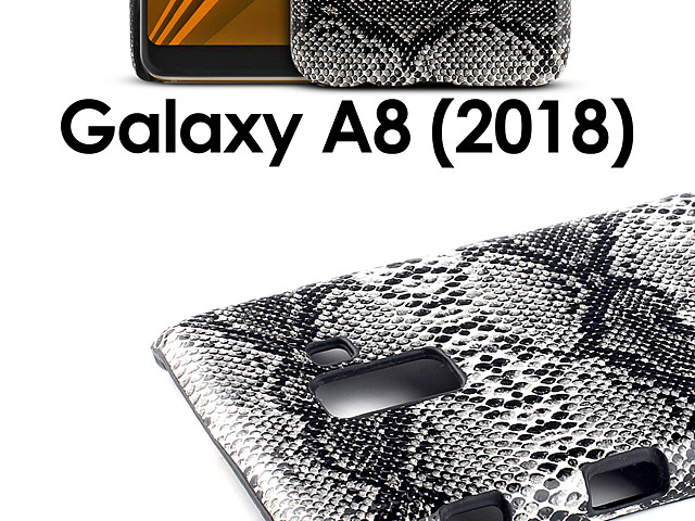 Samsung Galaxy A8 (2018) Faux Snake Skin Back Case