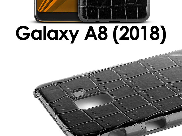 Samsung Galaxy A8 (2018) Crocodile Leather Back Case