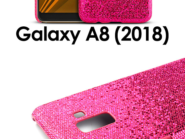 Samsung Galaxy A8 (2018) Glitter Plastic Hard Case