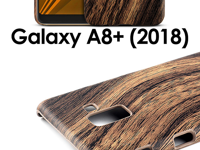 Samsung Galaxy A8+ (2018) Woody Patterned Back Case