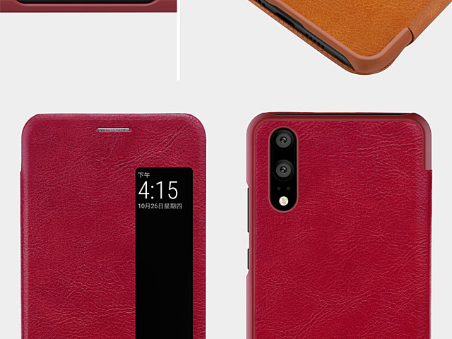 NILLKIN Qin Leather Case for Huawei P20