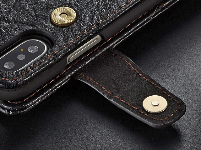 iPhone 6 Plus / 6s Plus Coarse Crack Slim Wallet Leather Case