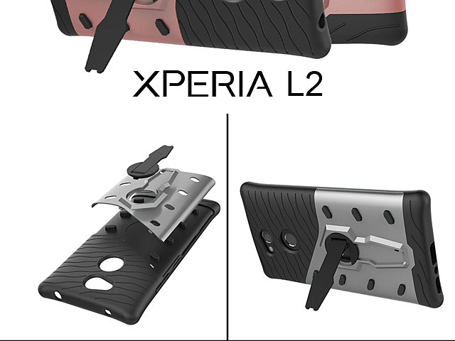 Sony Xperia L2 Armor Case with Stand