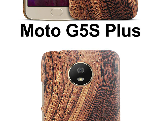 Motorola Moto G5S Plus Woody Patterned Back Case