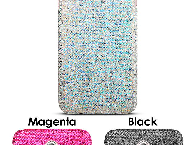 Samsung Galaxy C7 (2017) Glitter Plastic Hard Case