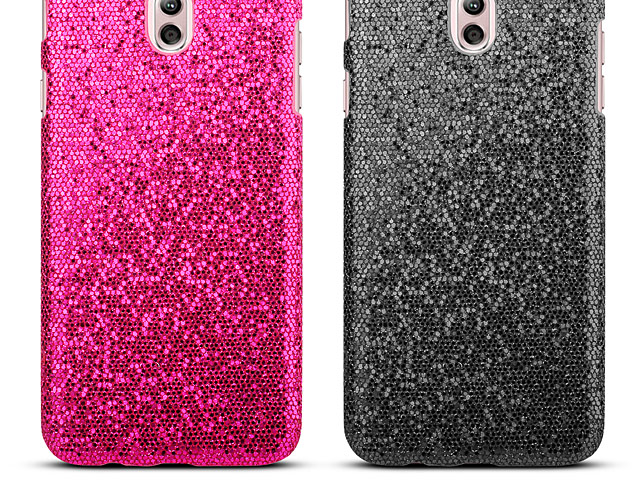 Samsung Galaxy C7 (2017) Glitter Plastic Hard Case