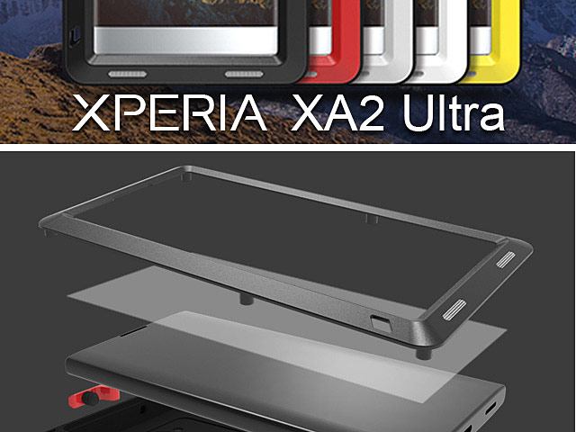 LOVE MEI Sony Xperia XA2 Ultra Powerful Bumper Case