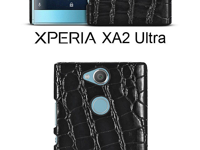 Sony Xperia XA2 Ultra Crocodile Leather Back Case