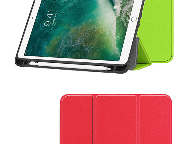 iPad 9.7 (2018) Flip Soft Back Case with Pencil Holder