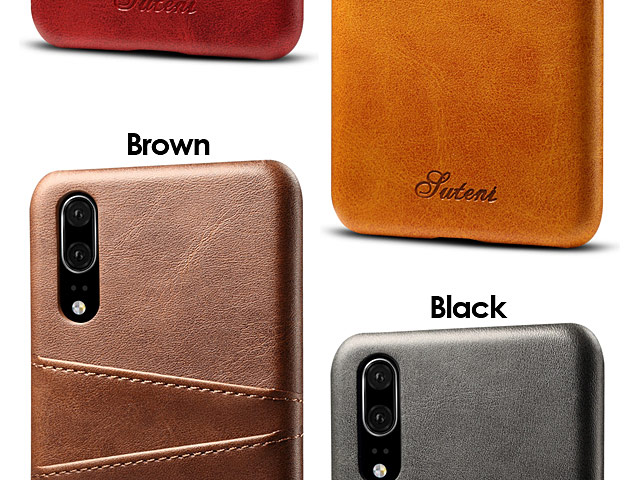 Huawei P20 Claf PU Leather Case with Card Holder