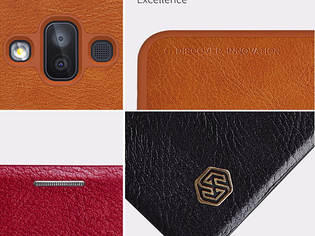 NILLKIN Qin Leather Case for Samsung Galaxy J7 Duo (2018)