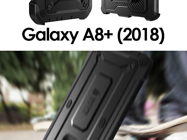 Supcase Unicorn Beetle Pro Rugged Holster Case for Samsung Galaxy A8+ (2018)