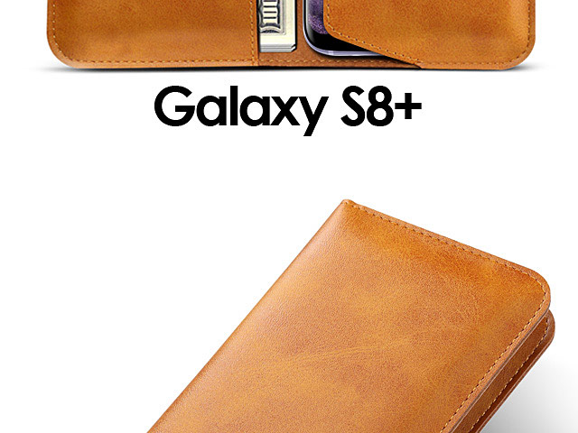 Samsung Galaxy S8+ Leather Sleeve Wallet