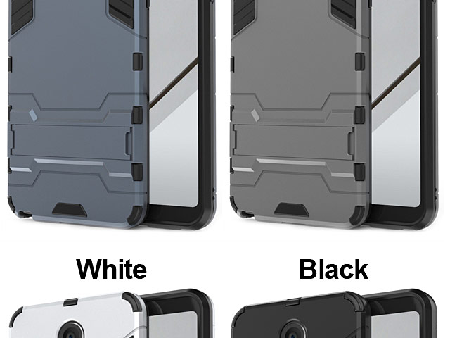 LG Q Stylo 4 Iron Armor Plastic Case