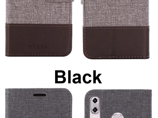 Asus Zenfone 5 ZE620KL Canvas Leather Flip Card Case