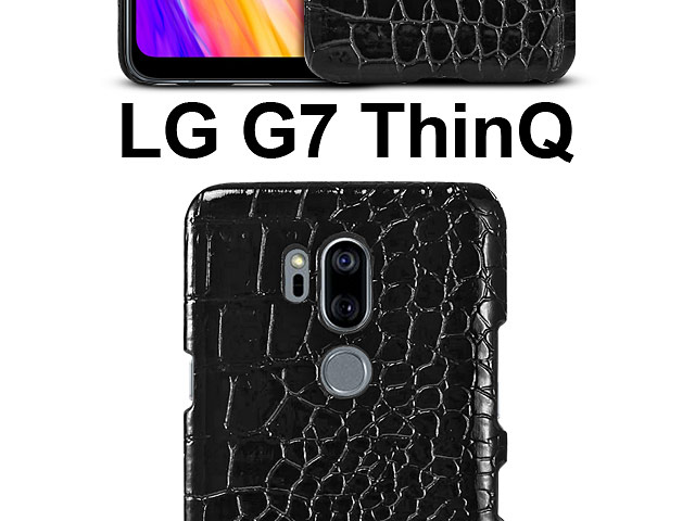 LG G7 ThinQ Crocodile Leather Back Case