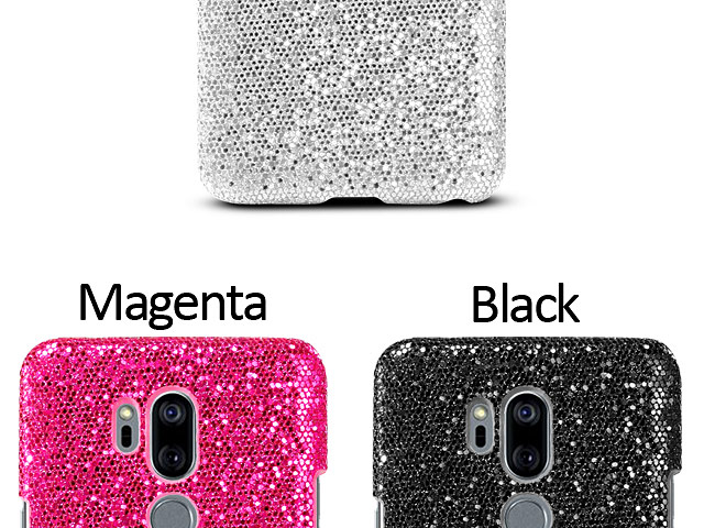 LG G7 ThinQ Glitter Plastic Hard Case