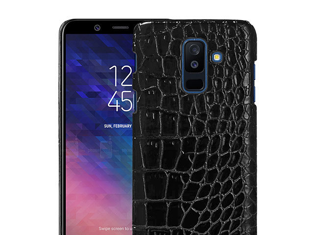 Samsung Galaxy A6+ (2018) Crocodile Leather Back Case
